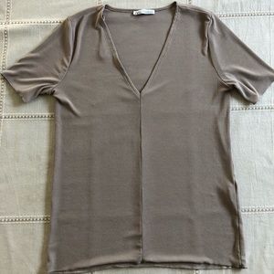 Zara Brown Shirt